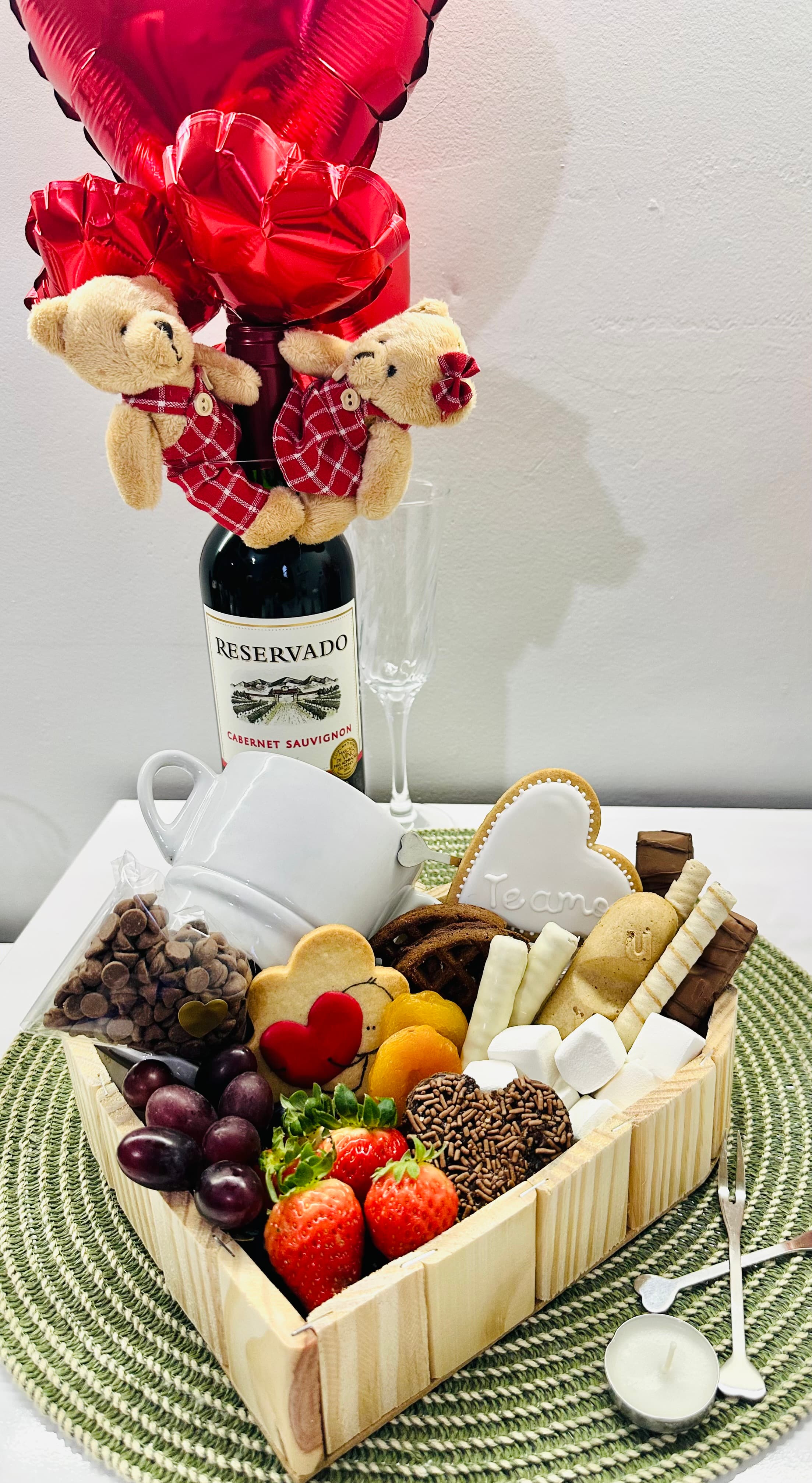 Amor infinito-Fondue - detalhe
